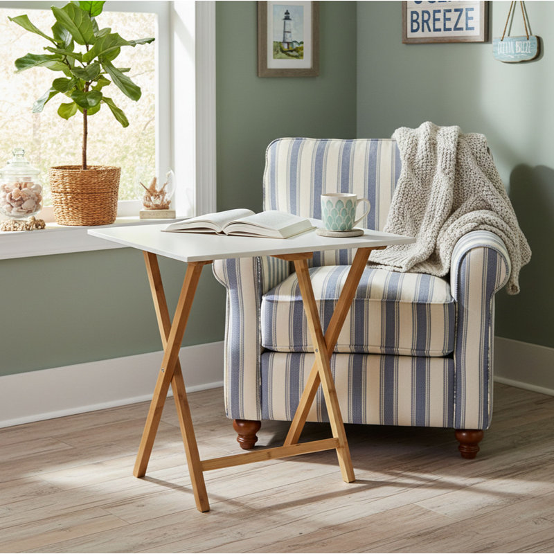 Annakathryn Solid Wood Base Writing Desk, White