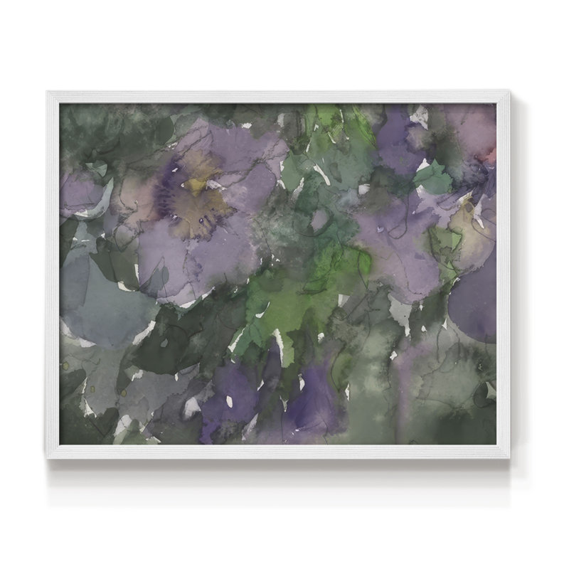Langage des violettes II - reproduction encadrée