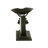 Analog Metal Quartz Movement / Crystal Tabletop Clock in Black