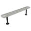 Banc orange perforé de 1,83 m (6 pi), sans dossier, surface plane-935426371-935426388