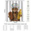 Drôle de rideau de douche Funny Animal-278468961