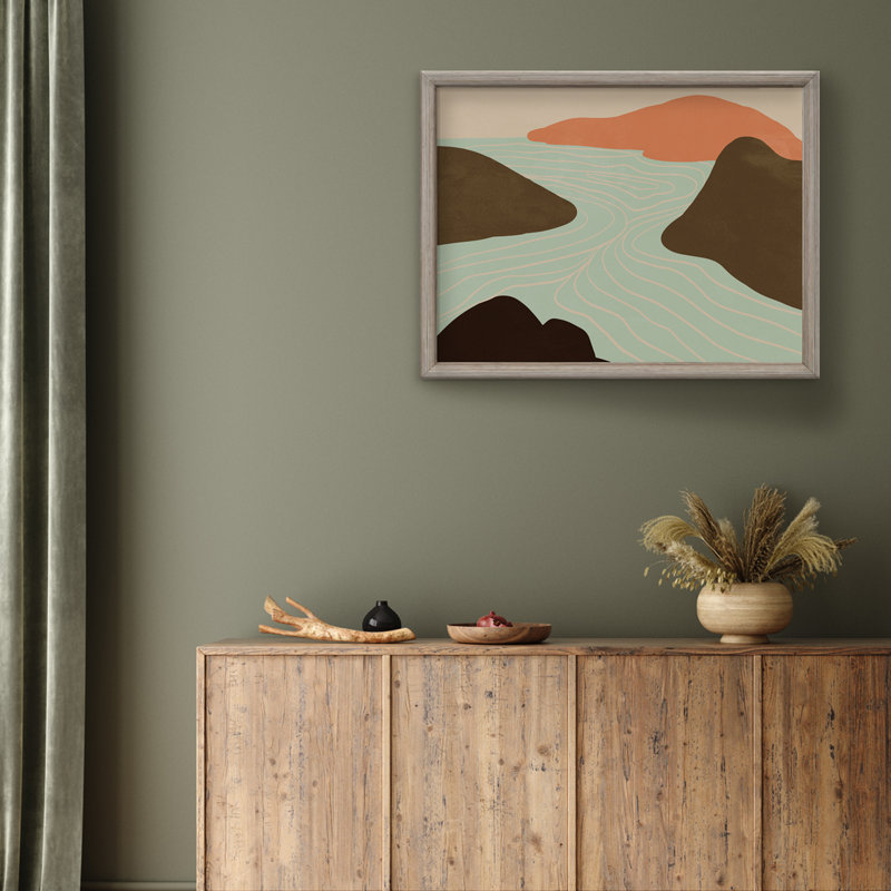 «Summer Nomad II» par ChiChi Decor - impression encadrée, H 12 po x l 16 po x P 0,75 po