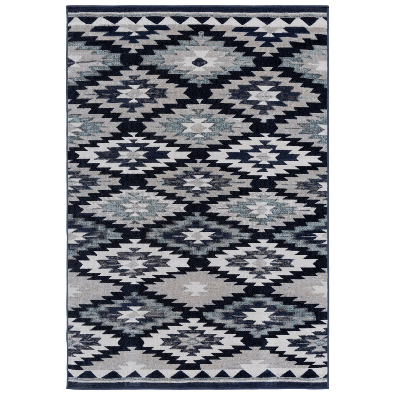 Depuy Performance Southwestern Indoor/Outdoor Area Rug, Rectangle 5'1" x 7'6"