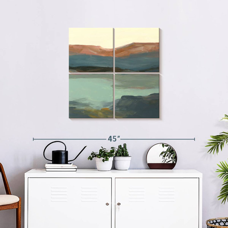 Rolling Bluffs, 26" H x 26" W