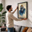 Gorilla Portrait Modern - Framed Print-56780056-56780058