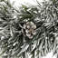 Pine Cones And Berries Flocked Pine Artificial Christmas Wreath - 20" - Unlit