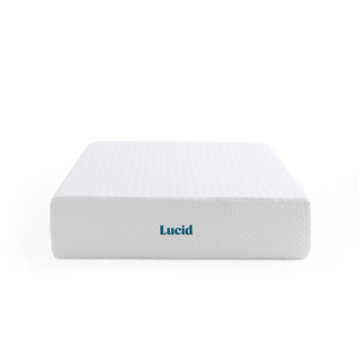 Lucid SureCool™ Medium Firm Cooling Gel Infused 14" Memory Foam Mattress, Queen