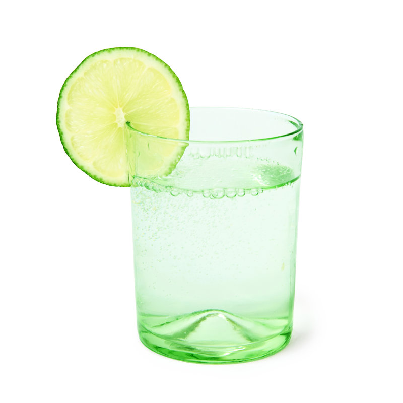 Verona Drinking Glass, Green