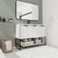Meuble-lavabo simple 47,6 po avec plateau en résine Lusilla-770352283-770352279