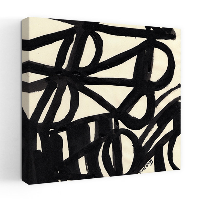 Art contemporain abstrait géométrique audacieux, H 18 po x l 18 po