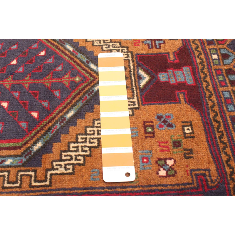 Tapis brun Teimani 2 pi 10 po x 5 pi 0 po