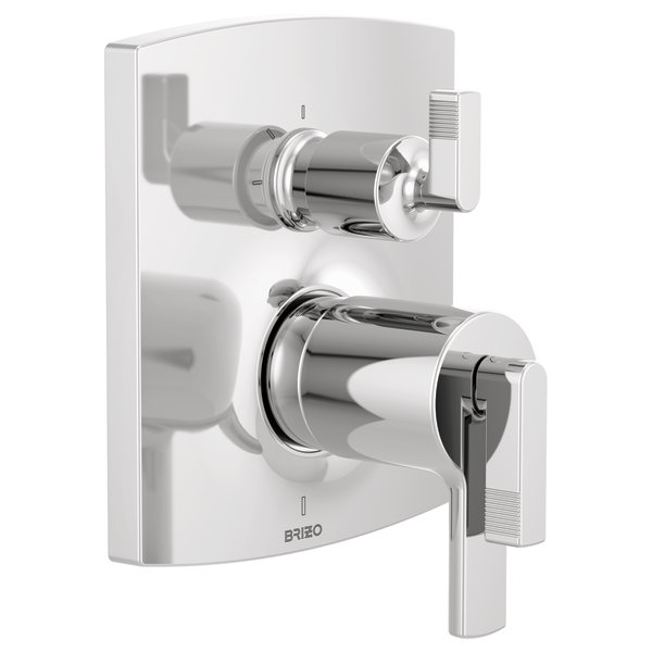 Kintsu® TempAssure® Thermostatic Valve with Integrated 3-Function Diverter Trim
