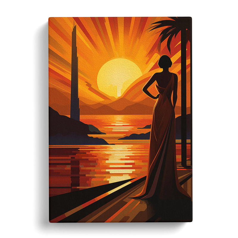 Sunset - No Frame Print, 50cm H x 35cm W x 3cm D