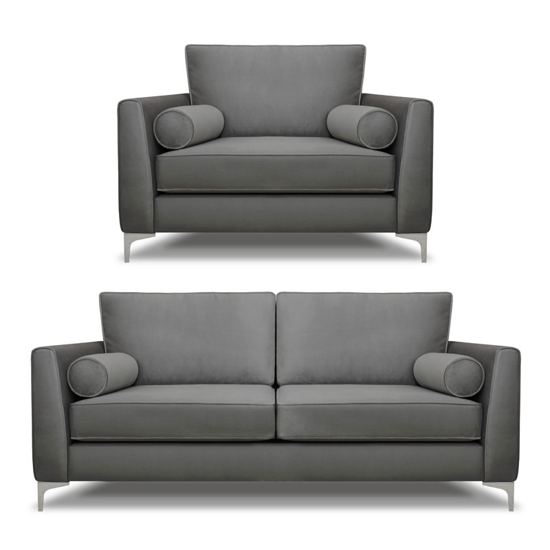 Kyle 2 - Piece Living Room Set, Steel