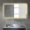 Miroir de salle de bain à DEL avec miroirs de salle de bain avec lumières avant et anti-buée et sans miroir