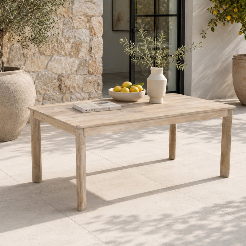 Rectangular Acacia Outdoor Dining Table