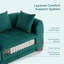 Canapé rembourré 85,5 po Chenille-1591848147