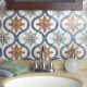 Bourges 8" x 8" Ceramic Patterned Tile