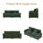 83.9-Inch Modular Sectional In Chenille Fabric-2027211940