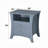 Nightstand With Top Open Compartment And 2 Drawers