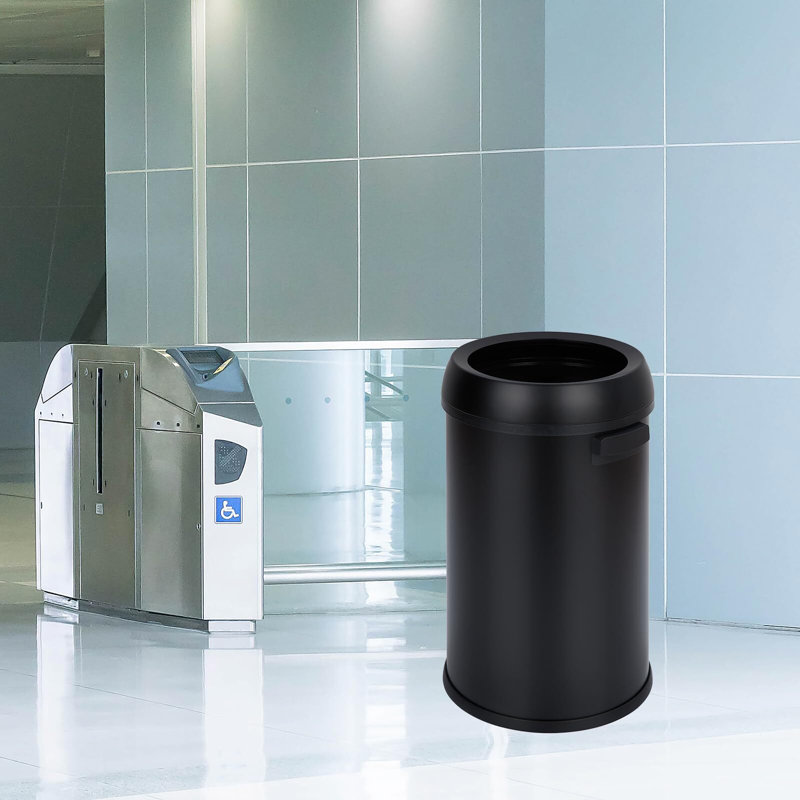 Stainless Steel Open Waste Bin - 17L