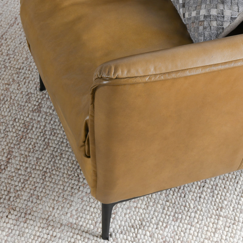 Abigail Armchair, Orange Tan