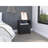 Nightstand Cuarzz, One Cabinet, Black Wengue Finish-1015164677
