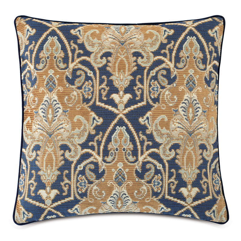 Arthur Square Pillow Cover & Insert, Faux Down, 22"H x 22"W x 6"D