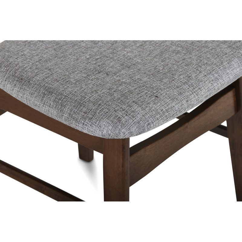 Caveney 18.31'' H Upholstered Side Chair, Gray