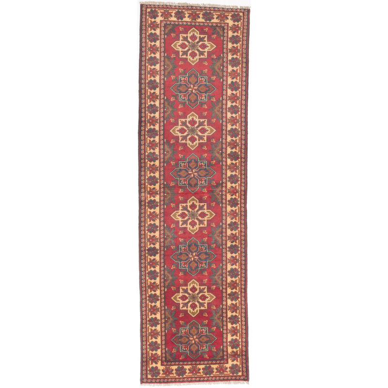 Tapis de bois one-of-kind à la main-noué la 2010 one kargahi rouge 2 pi 10 po x 9 pi 6 po Newnan