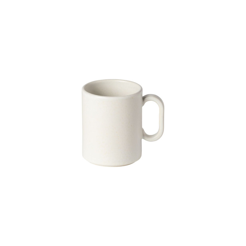 Redonda Handmade Stoneware Coffee Mug, White