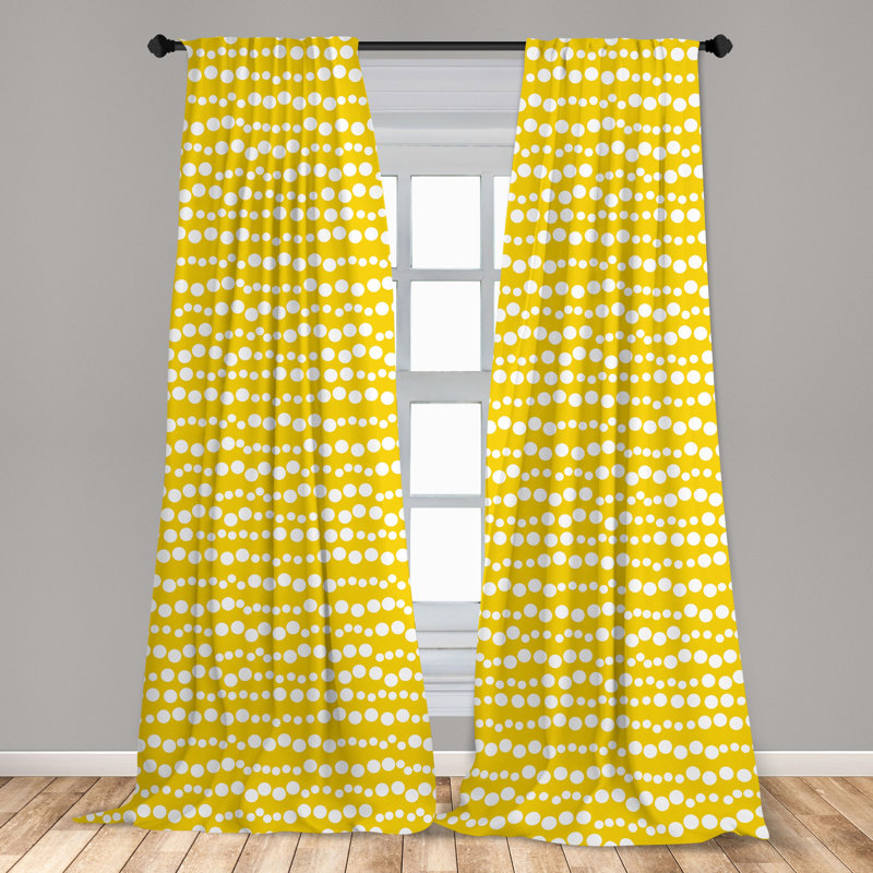 Bubble Semi-Sheer Rod Pocket Curtain Panel, 28" x 84"