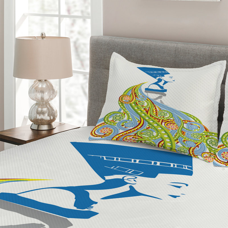 Eclectic Polyester Coverlet