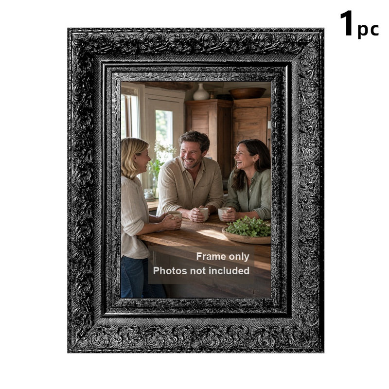 Cadre photo mural 11 pièces x 11 po 11 pièces pour décor de chambre à coucher, Black, 1, 11" W x 14" H