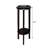 Espresso Round Accent Table
