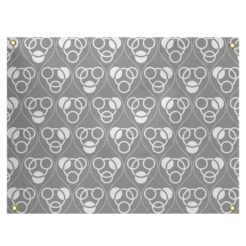Tapisserie, H 59 po x l 80 po, gris