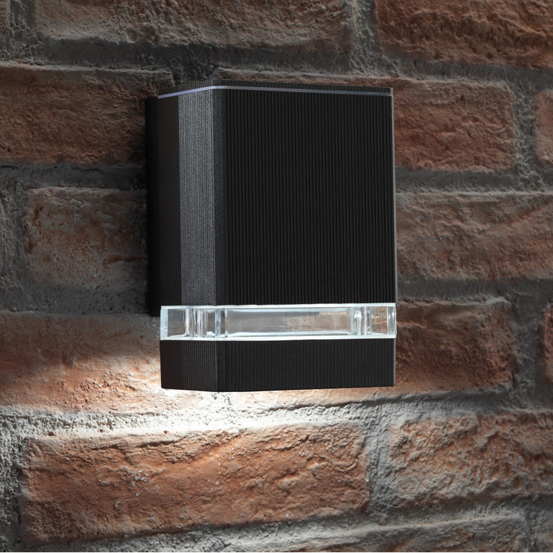 Garrido 40.64cm H Outdoor Flush Mount, Black