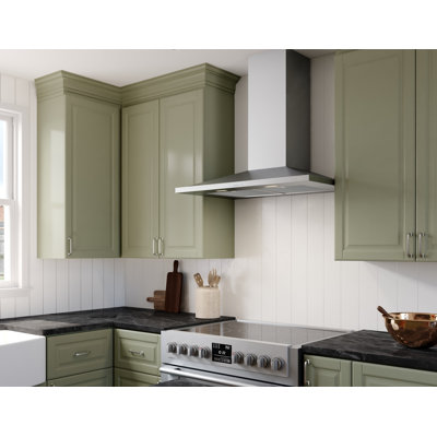 Hotte murale Zephyr Anzio 30 pouces 600 CFM avec lumières DEL