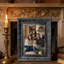 Cadre photo noir 3 pièces 11 "x 14" style Heritage avec profil décoratif noir
