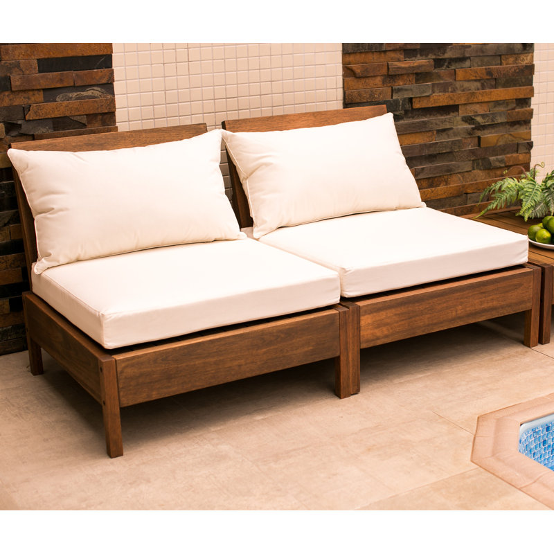 Chaise de patio avec coussins Shorehamby
