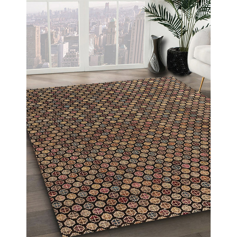 Tapis abstrait moderne 4847, Rond 4 pi