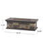 Foyer rectangulaire Mgo - 50 000 Btu