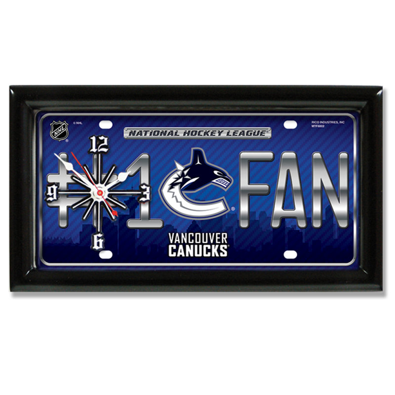 Horloge murale NHL, Vancouver Canucks