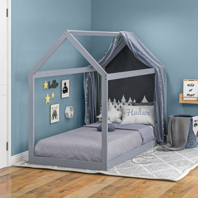 Malton Wooden Single Bed Frame with Tree House Style