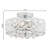 11.5"W Nowthen Nickel Semi-Flush Mount Ceiling Fixture