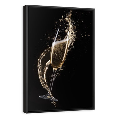 Splashing Champagne