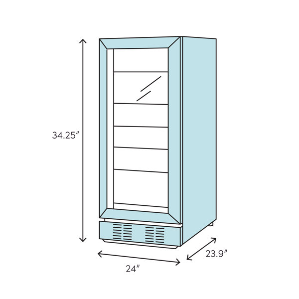 24 Signature Series Freezer Drawers - Indoor Model - Perlick Corporation