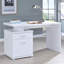 Bureau réversible blanc à 2 tiroirs-941570333
