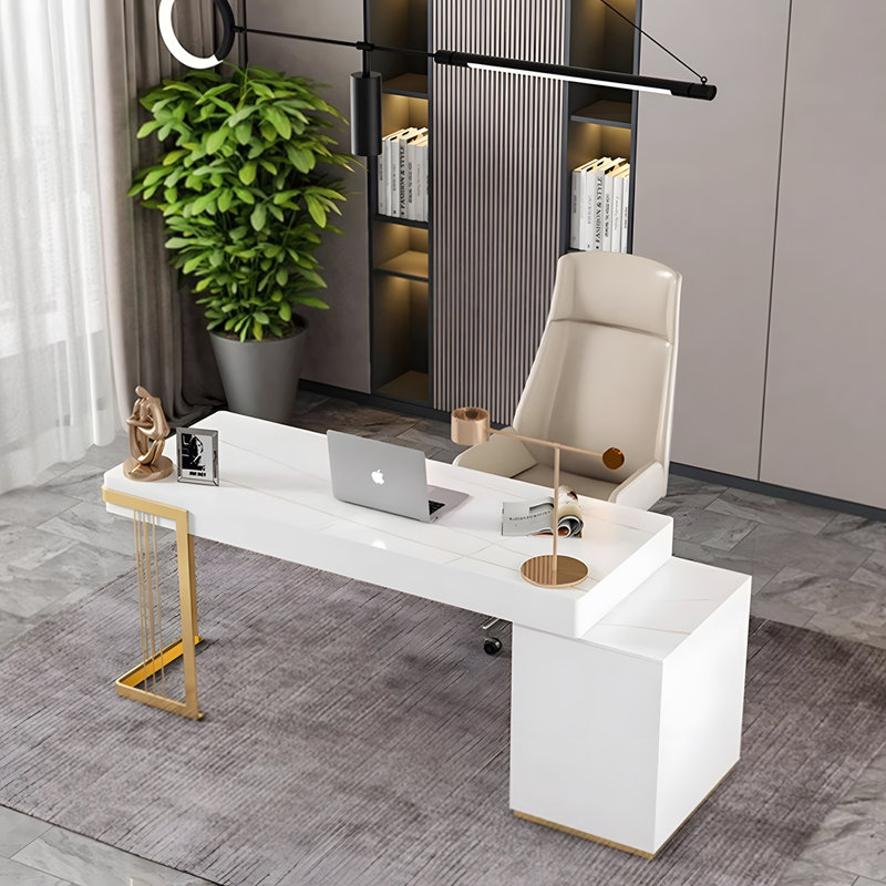Bureau d'écriture Scandinavian Rock, H 29,53 po x l 62,99 po x P 23,62 po