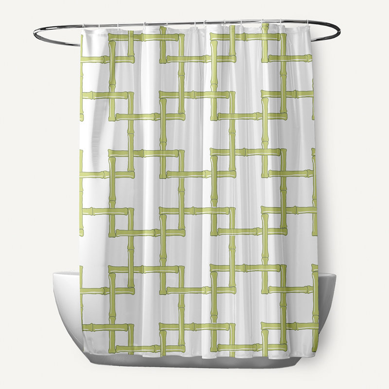 Rideau de douche Connelly, Vert
